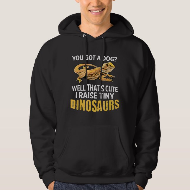 Sudadera Dragones con barba Mascota Lizard S Hombres (Anverso)