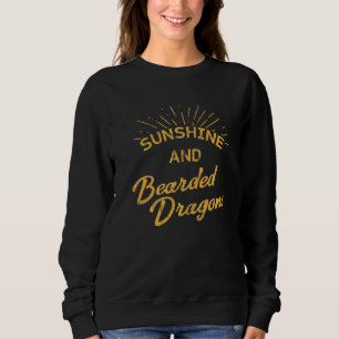 Sudadera Dragones con barba Sunshine Retro Lizard Rept Vint