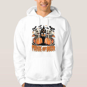 Sudadera Dragones de esqueleto de Halloween con truco o cer