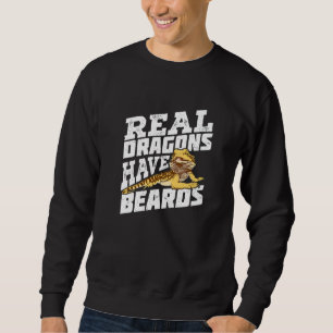 Sudadera Dragones Reales Tienen Barbas Dragón Barbudo Premi