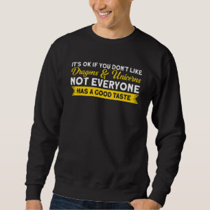 Sudadera Dragones y Unicornios Un buen dragón de sabor