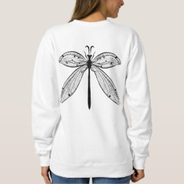 Sudadera Dragonfly Dreams Insect Art - Entomología Eleganci