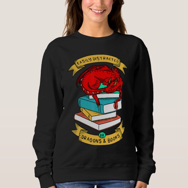 Sudadera Dragons Books Dragon Boys Dragon Chicas (Anverso)