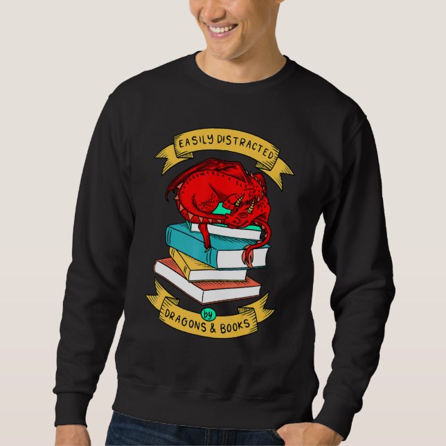 Sudadera Dragons Books Dragon Boys Dragon Chicas (Anverso)