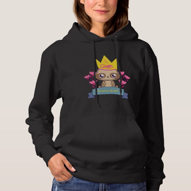 Sudadera Drama Queen Sloth (Anverso)