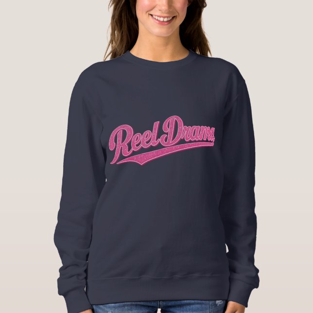 Sudadera Dramón de Carrete Muñeca Rosa Pollitas que Pescan  (Anverso)