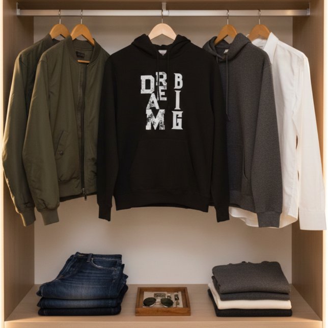 Sudadera Dream Big | cita inspiradora (Subido por el creador)