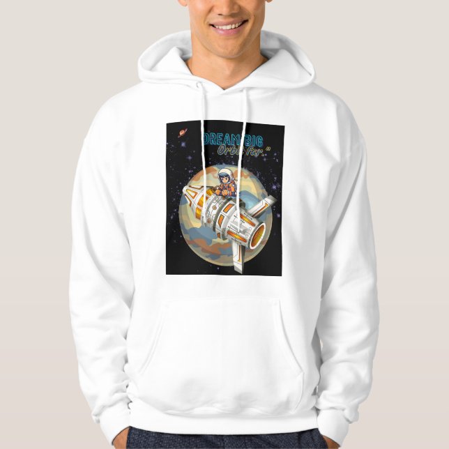SUDADERA DREAM BIG ORBIT LEJOS (Anverso)