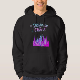 Sudadera Dream in Chaos – Surreal Cityscape Hoodie