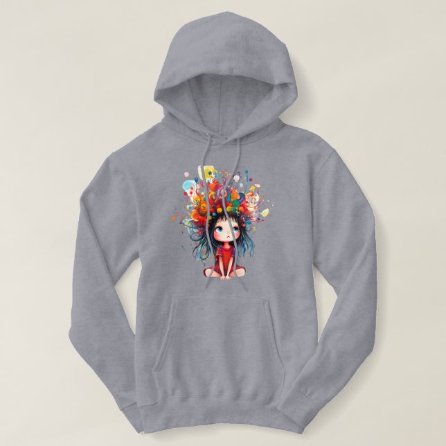 Sudadera DreamBloom: Coloca tu mente (Diseño del anverso)