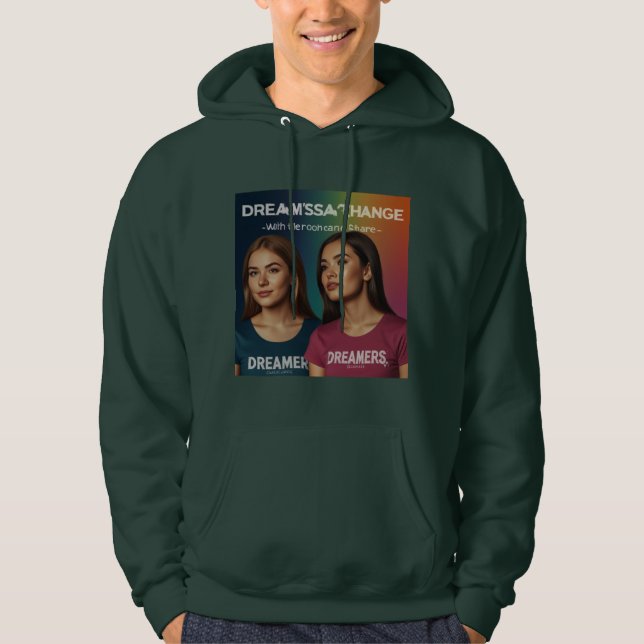 Sudadera Dreamers desencadenan el cambio - Multicolor Inspi (Anverso)