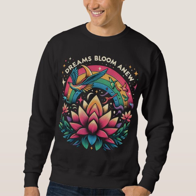 Sudadera Dreams Bloom Anew (Anverso)