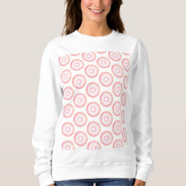 Sudadera Drenuelos de salpicaduras de color rosa