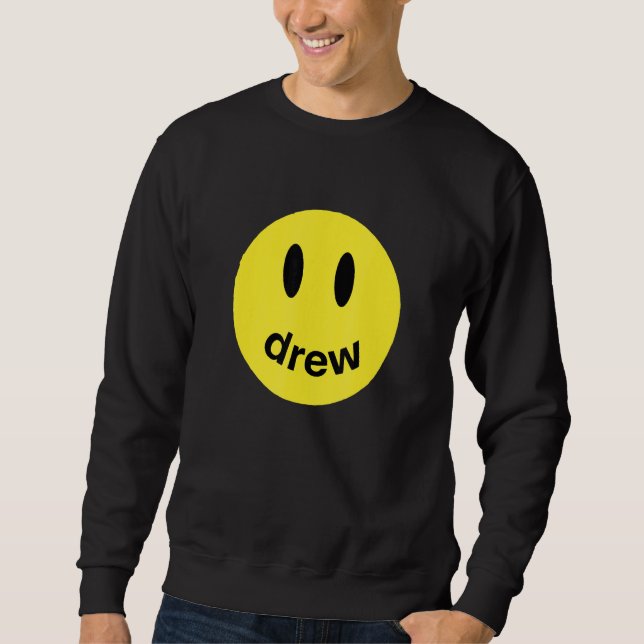 Sudadera DREW Smile Face Trend Moda (Anverso)