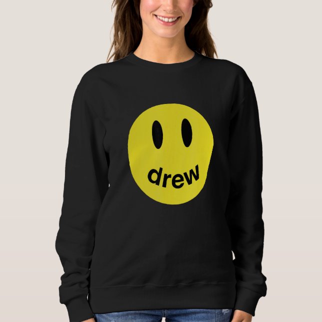 Sudadera DREW Smile Face Trend Moda (Anverso)