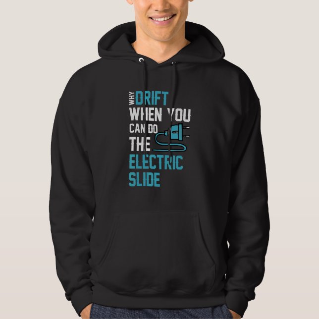 Sudadera Drift Electric Slide Sports Car Futurista Car Veh (Anverso)