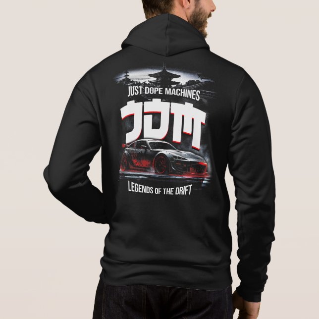 Sudadera Drift JDM Just Dope Machines Legends of Drift (Reverso)