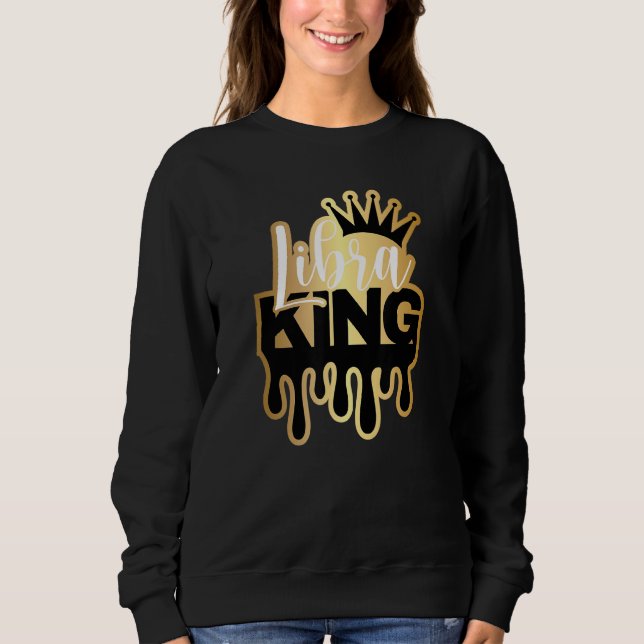 Sudadera Drin Libra King Zodiac (Anverso)