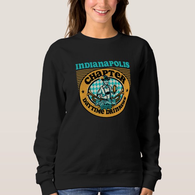 Sudadera Drinkers De Día De Estados Unidos Capítulo Indiana (Anverso)