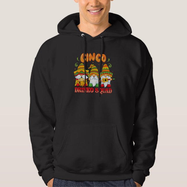 Sudadera Drinko Squad Cinco De Mayo Mexican Gnomes Matching (Anverso)