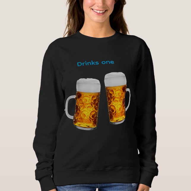 Sudadera Drinks one hoodies women 2026 (Anverso)