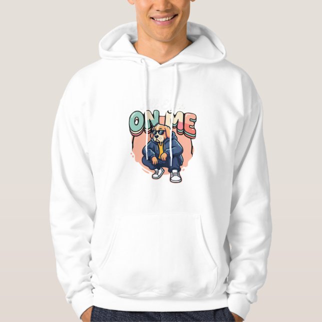 Sudadera Drip Dog Todos Los Ojos En Mí (Anverso)