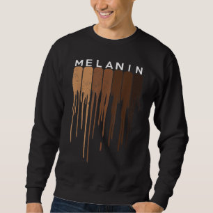 Sudadera Drippin Melanin Orgullo negro Historia divertida G