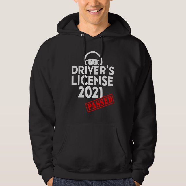 Sudadera Driving licence 2021 Existing  for beginners (Anverso)
