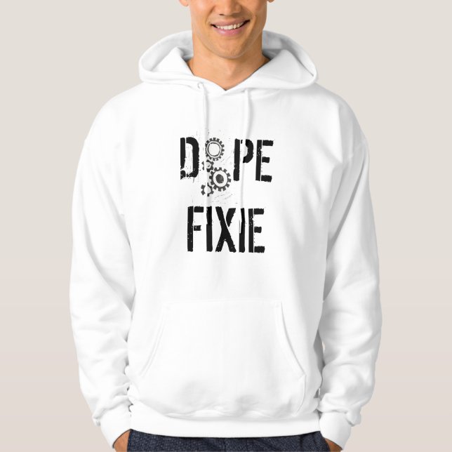Sudadera Droga Fixie (Anverso)