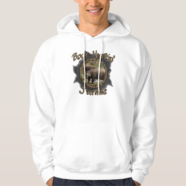 Sudadera Drogadicto de Huntin del verraco (Anverso)