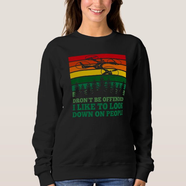 Sudadera Drone with camera Pilot Looking Down On People Jok (Anverso)