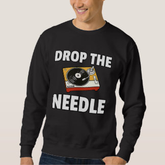 Sudadera Drop The Needle Vinyl Record LP Player