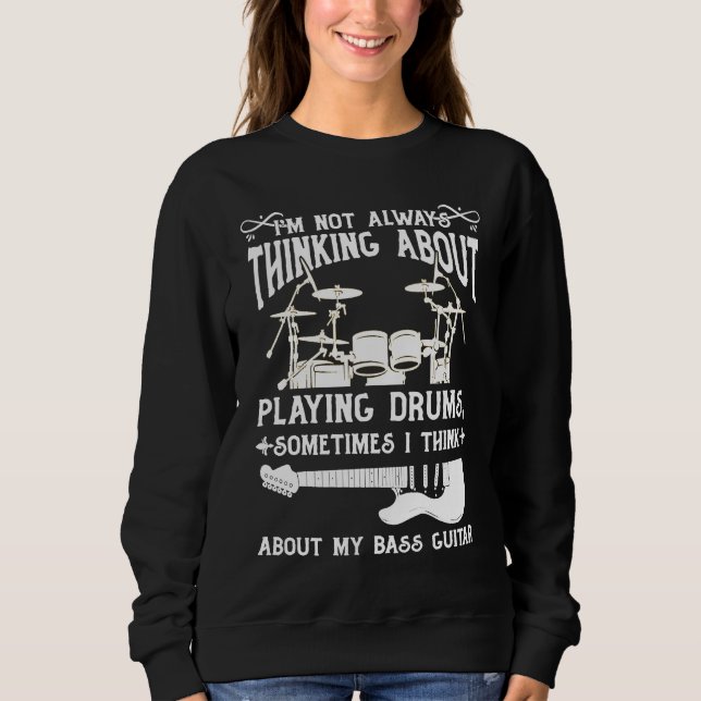Sudadera Drum Player Quotes Drummer Quotes Drummer (Anverso)