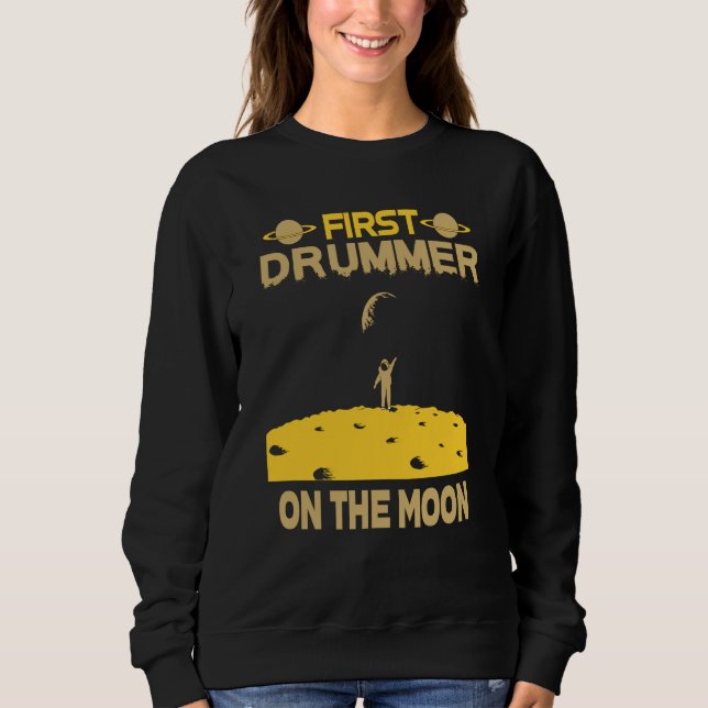 Sudadera Drummer On The Moon (Anverso)