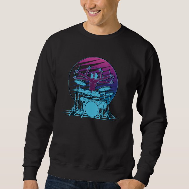 Sudadera Drummer superhumano (Anverso)