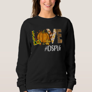Sudadera Dsp Love Fall Pumpkin Leopard Halloween Otoño