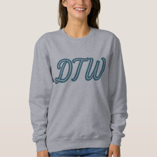 Sudadera DTW Código del Aeropuerto de Detroit - Regalo de v