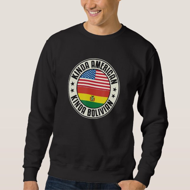 Sudadera Dual Citizenship American Bolivian Bolivia Usa Fla (Anverso)