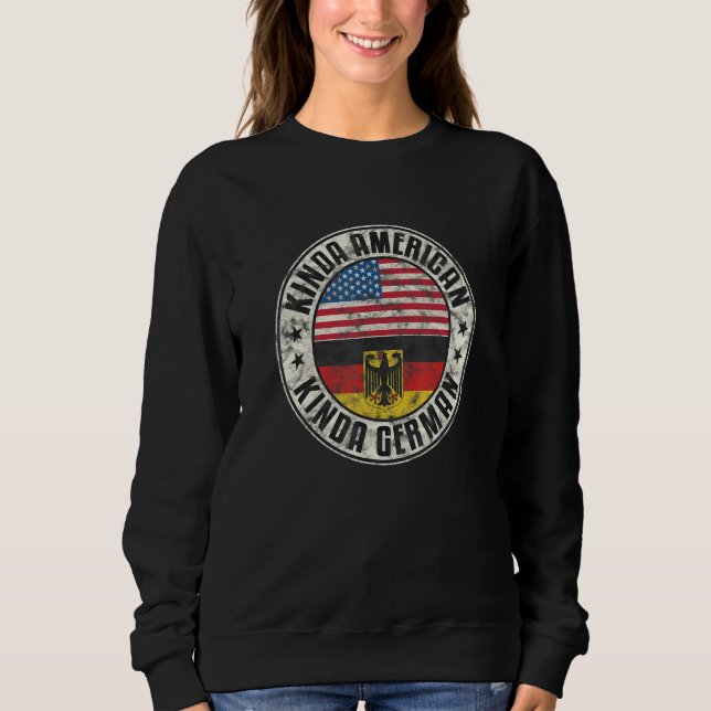 Sudadera Dual Citizenship American German Germany Usa Flag_ (Anverso)