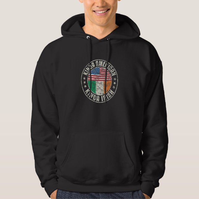 Sudadera Dual Citizenship American Irish Ireland Usa Flag_2 (Anverso)