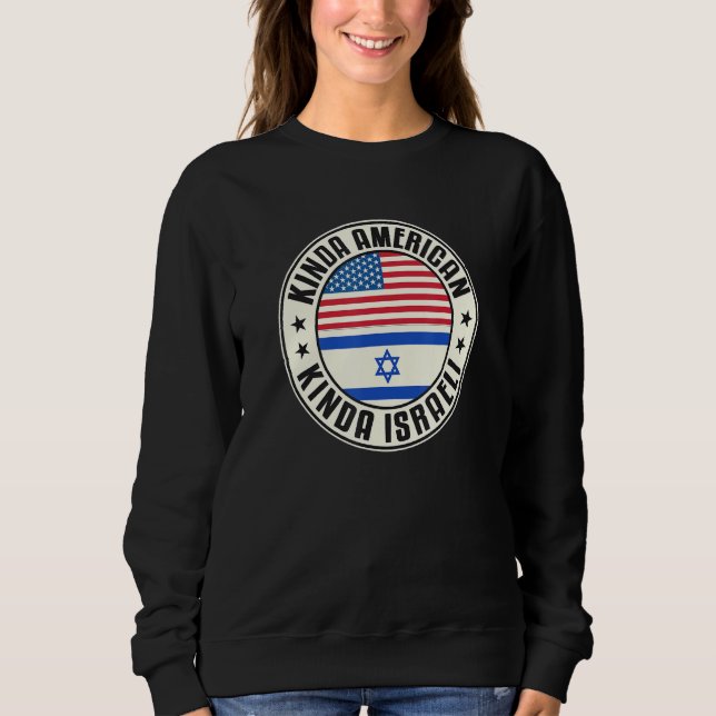 Sudadera Dual Citizenship American Israeli Israel Usa Flag (Anverso)