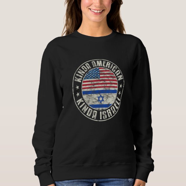 Sudadera Dual Citizenship American Israeli Israel Usa Flag_ (Anverso)