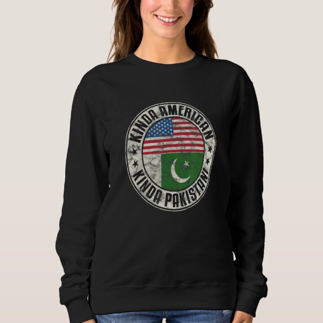 Sudadera Dual Citizenship American Pakistani Pakistan Usa F (Anverso)