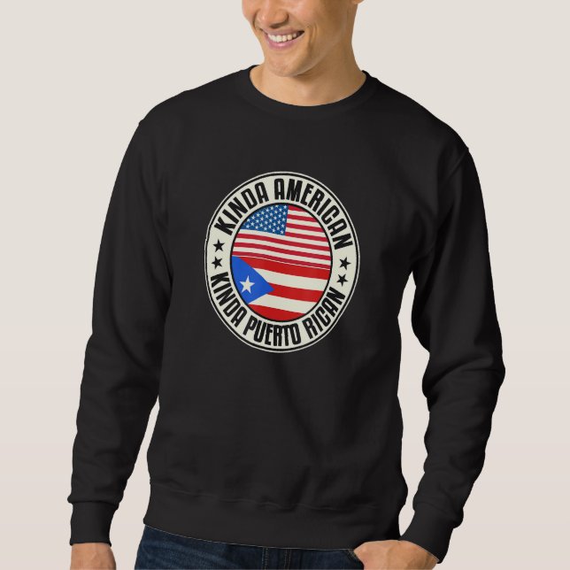 Sudadera Dual Citizenship American Puerto Rican Puerto Rico (Anverso)
