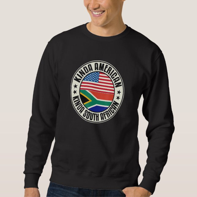 Sudadera Dual Citizenship American South African Africa Usa (Anverso)