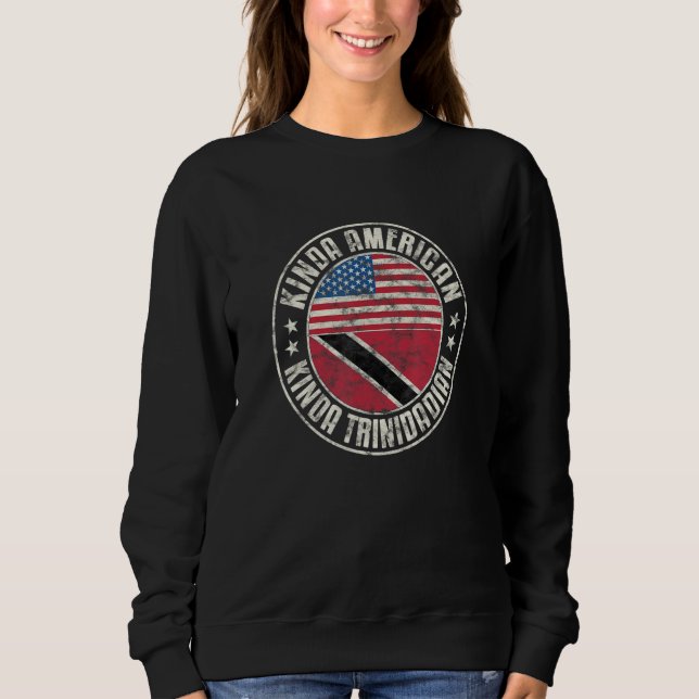 Sudadera Dual Citizenship American Trinidadian Trinidad Tob (Anverso)