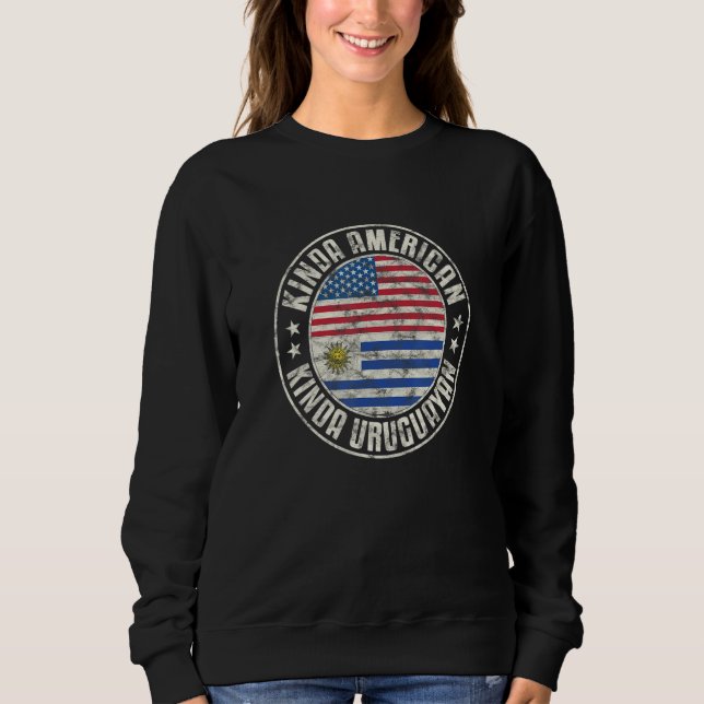 Sudadera Dual Citizenship American Uruguayan Uruguay Usa Fl (Anverso)