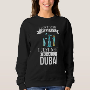 Sudadera Dubai Emiratos Árabes Unidos Uae City Skyline Map 