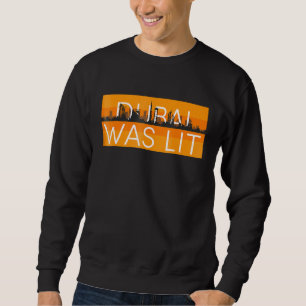 Sudadera Dubai era la ciudad del viaje por la ciudad