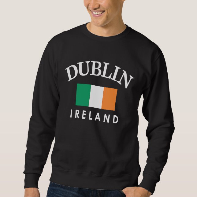 Sudadera Dublin Ireland Flag  St Patrick's Day (Anverso)